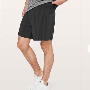 Lululemon Surge Shorts 6" inseam Updated mens Size‎ M Black